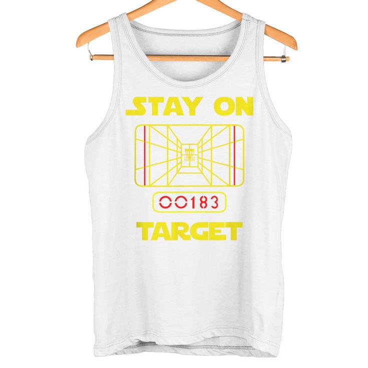 Stay On Target-ディスクゴルフtシャツ タンクトップ