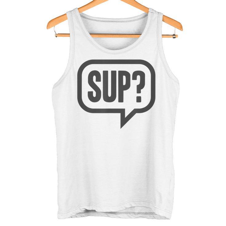 Sup どうしたの？ワザップワサップ What's Up タンクトップ