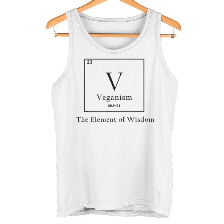 Vegan The Element Of Power- Periodic Table タンクトップ