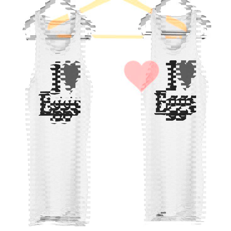 アイラブエッグアイハートエッグ タンクトップ
