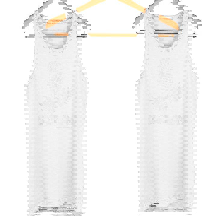 スコットランドラグビー レトロ アザミ スコットランド ラグビー フットボール トップ タンクトップ