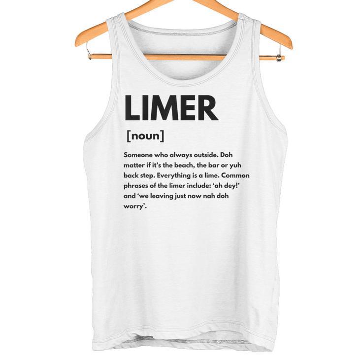 トリニダード・トバゴ Limer Definition Liming Lime タンクトップ