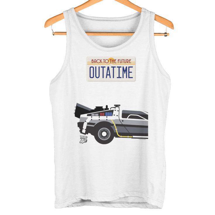 バック・トゥ・ザ・フューチャー Outatime ナンバープレート 長袖tシャツ タンクトップ