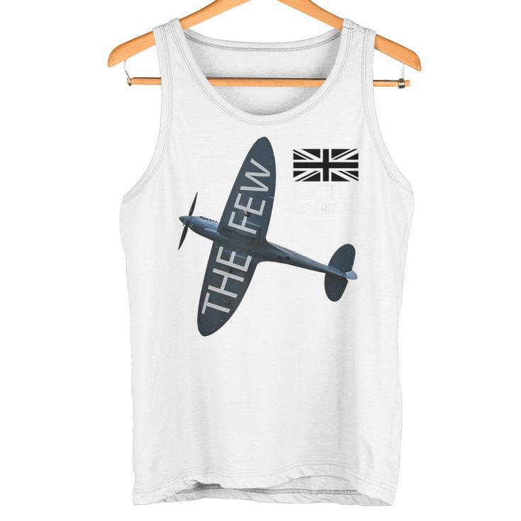 バトルオブブリテン イギリス空軍航空機 スピットファイア The Few War 飛行機 タンクトップ