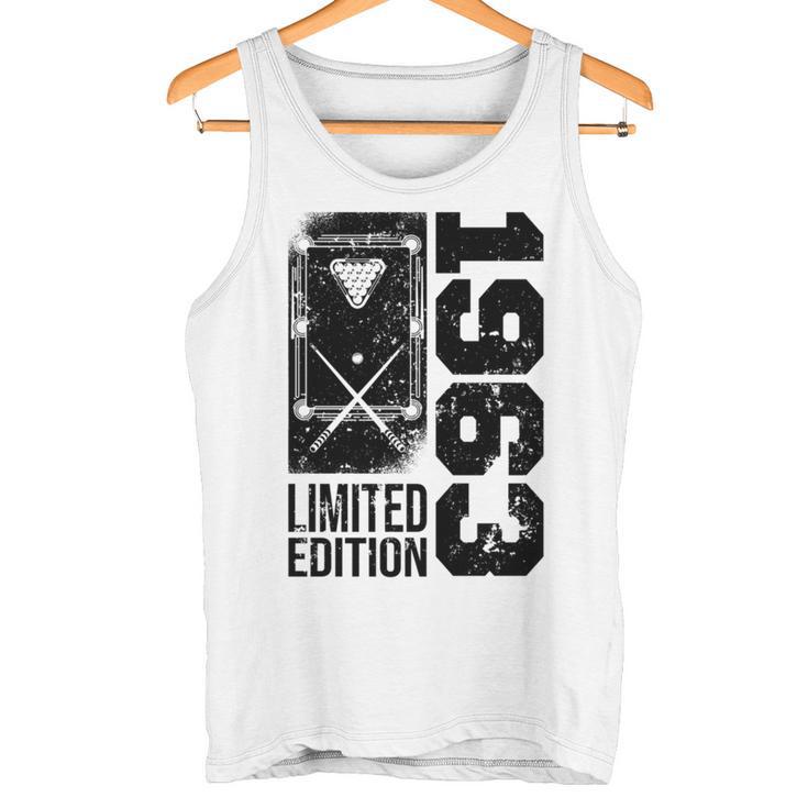 ビリヤード スヌーカーゲーマー ビンテージ 1963 誕生日 プール-ビリヤード 長袖tシャツ タンクトップ