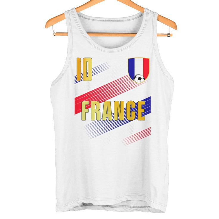 フランス国旗 フランスのプライド愛好家 タンクトップ