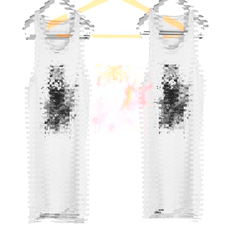 レッサーパンダ 恋人 アートワーク タンクトップ