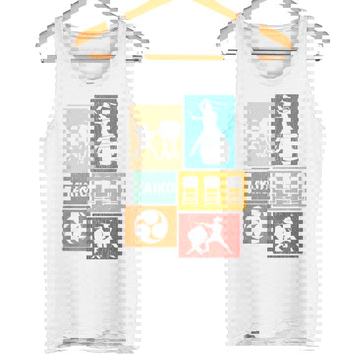 太鼓 みつどもえ ヴィンテージ 太鼓ドラマー タンクトップ