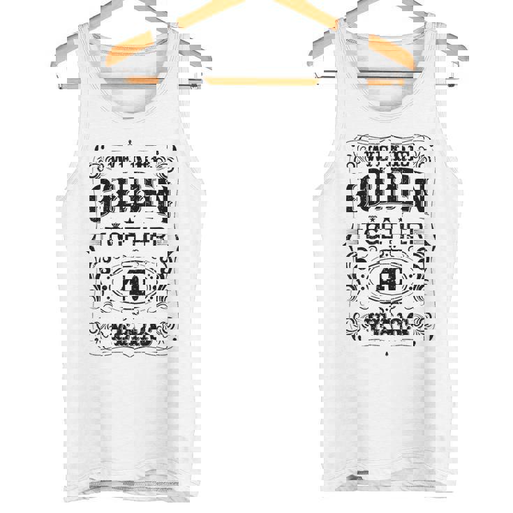 私たちは一緒にゴールデンです 40周年結婚40周年 タンクトップ