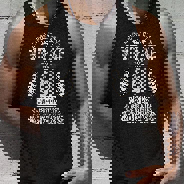 1962年生まれの男性の61歳の誕生日 タンクトップ 彼への贈り物