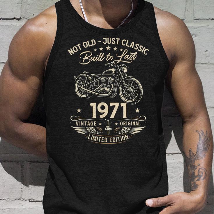 55 歳の誕生日男性オートバイ バイクに乗る人 1971 タンクトップ 彼への贈り物