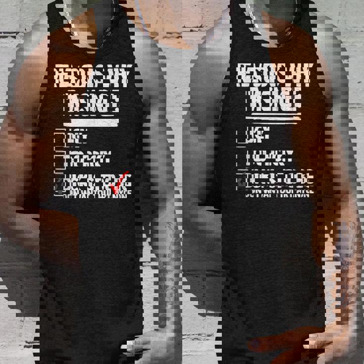 Bachelor メンズ シャツ Rasons Why I'mingle Big Dick Fun タンクトップ 彼への贈り物