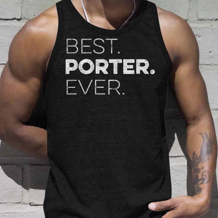 Best Porter Ever Coワーカー感謝 タンクトップ 彼への贈り物