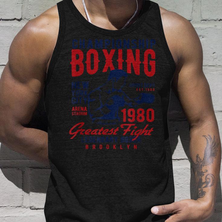 Boxing 伝説のボクサー 最大の戦い チャンピオンシップ ボクシング タンクトップ 彼への贈り物