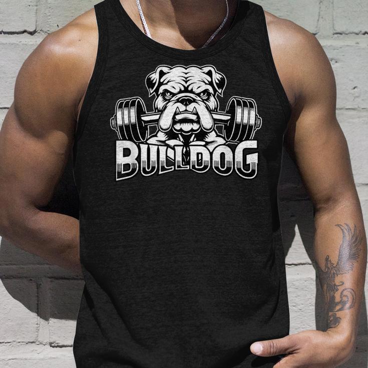 Bulldog ボディービルダー ウェイトリフティング ジム トレーニング フィットネス タンクトップ 彼への贈り物