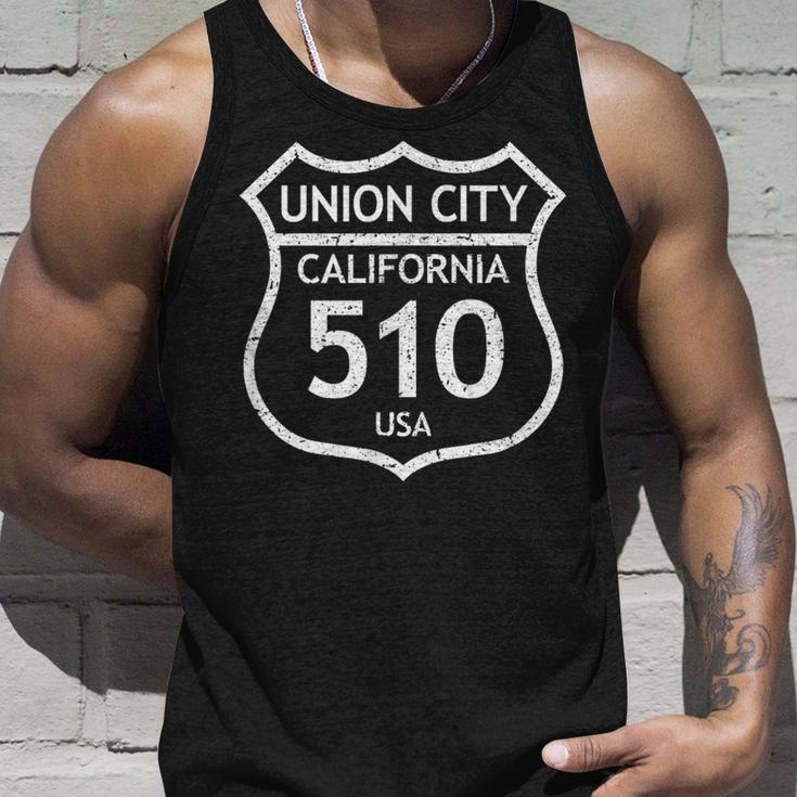 California Area Code 510 Union City Ca Hometate タンクトップ 彼への贈り物