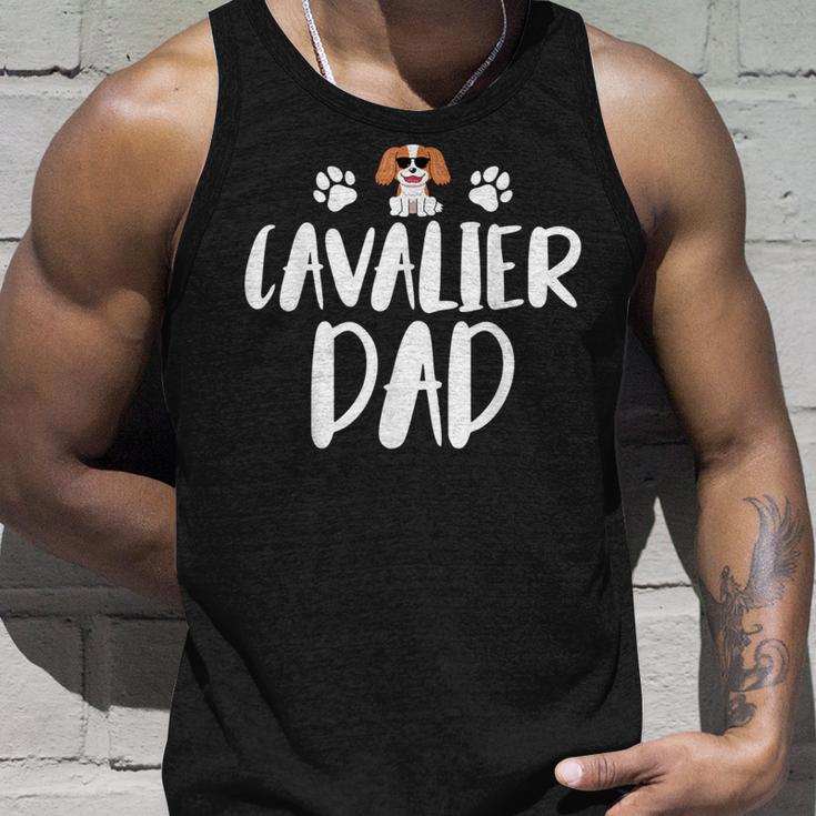 Cavalier Dad Cavalier King Charlespaniel Cane Papà Canotta Regalos para él