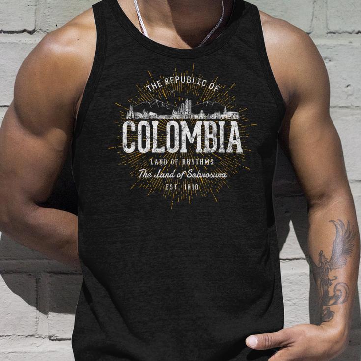 Colombia ヴィンテージスタイルのレトロなコロンビア タンクトップ 彼への贈り物