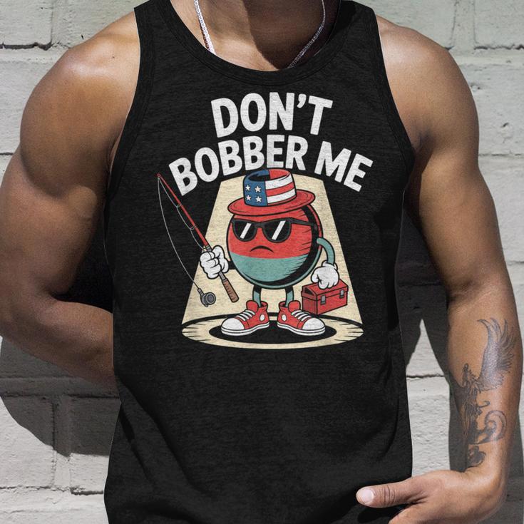 Don't Bobber Me America 愛国的な釣り愛好家 タンクトップ 彼への贈り物