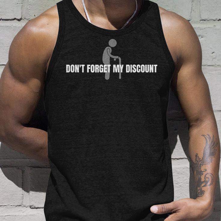 Don't Forget My Discount おかしな年金生活者 タンクトップ 彼への贈り物