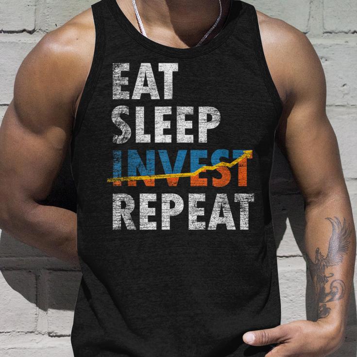 Eatleep Invest Repeat Investment Trading タンクトップ 彼への贈り物