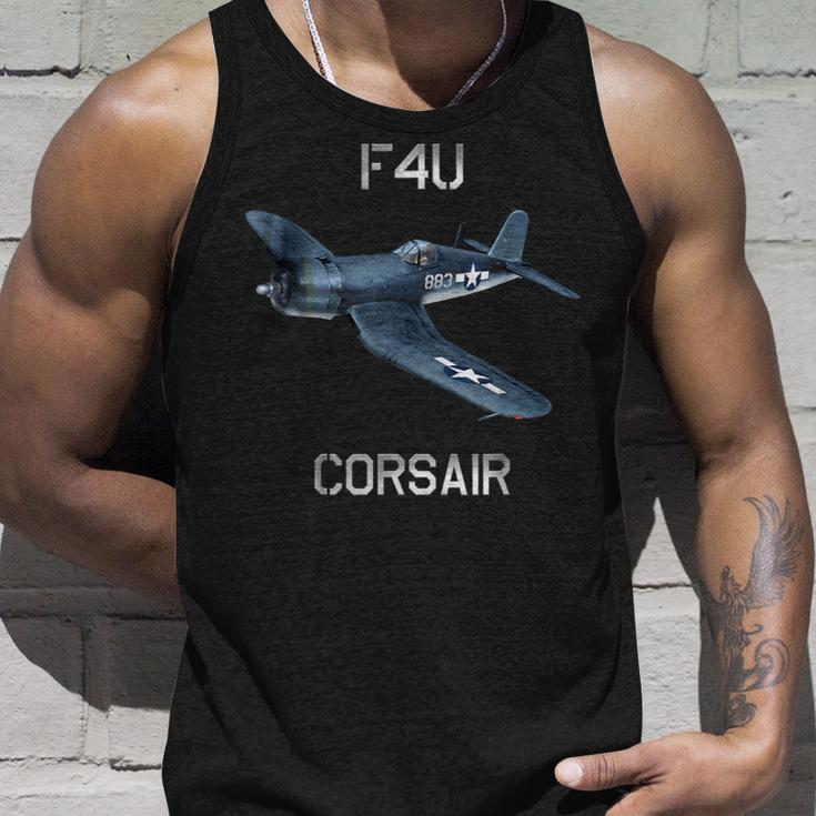 F4u コルセア ヴィンテージ Us Ww2 ウォーバード戦闘機 タンクトップ 彼への贈り物