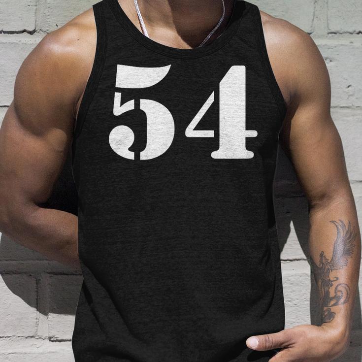 Fifty Four 数字 54 ナンバー タンクトップ 彼への贈り物