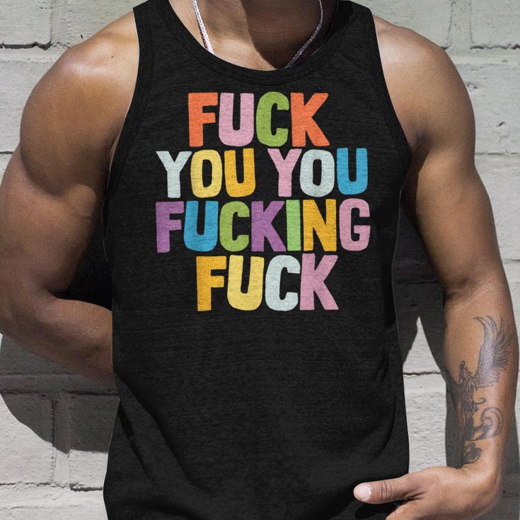Fuck You Fucking Fuck タンクトップ 彼への贈り物