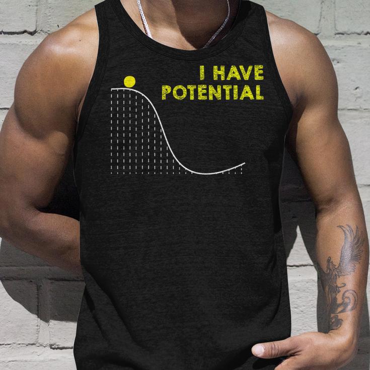 I Have Potentialcience And Physics Gag Pun タンクトップ 彼への贈り物