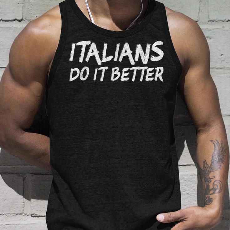 Italians Do It Better タンクトップ 彼への贈り物