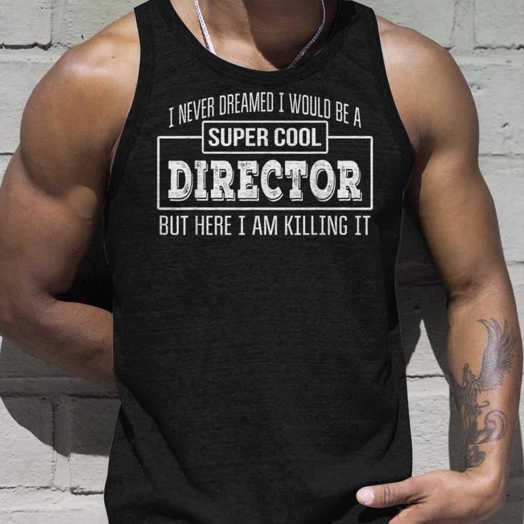 uper Cool Director 面白いギフト タンクトップ 彼への贈り物