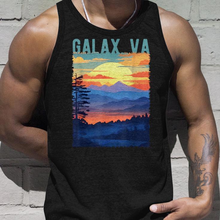 Galaxirginia Usa 山景色 サンセットスタイルデザイン タンクトップ 彼への贈り物