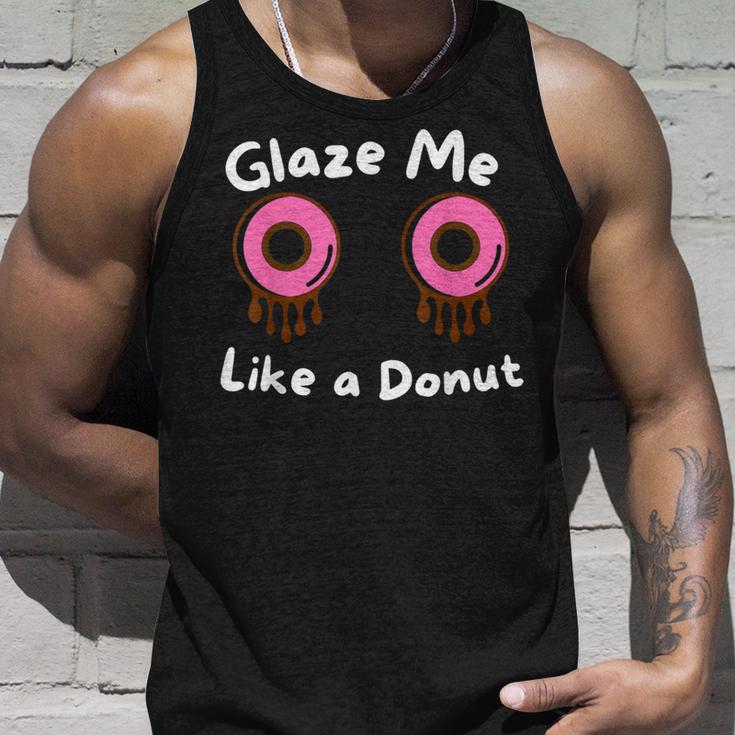 Glaze Me Like A Donut assy Dirty Jokes About Doonut。 タンクトップ 彼への贈り物