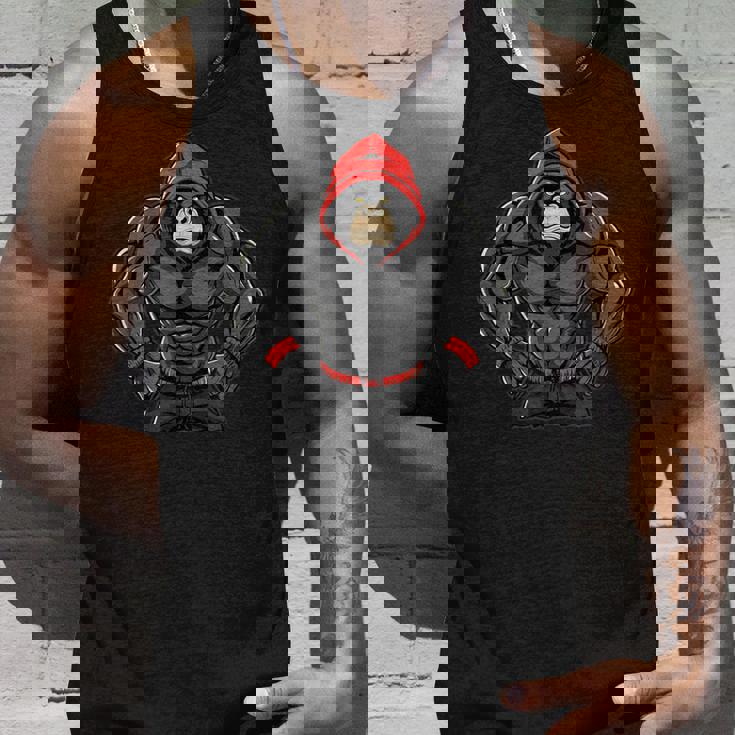 Gorilla Workout Angrytrongcaryilverback Gorilla Gym タンクトップ 彼への贈り物