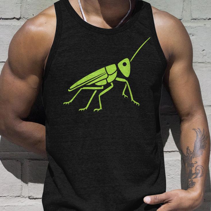 Grasshopper ミニマリストのバッタかわいい昆虫小さなバッタ タンクトップ 彼への贈り物