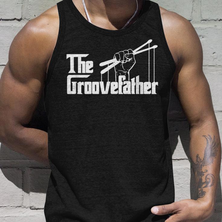 The Groovefatherintage Drumsドラミングバンドドラマー タンクトップ 彼への贈り物