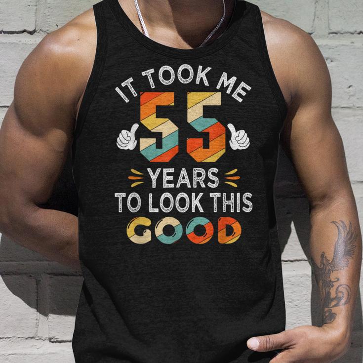 Happy 55Th Birthday タンクトップ 彼への贈り物