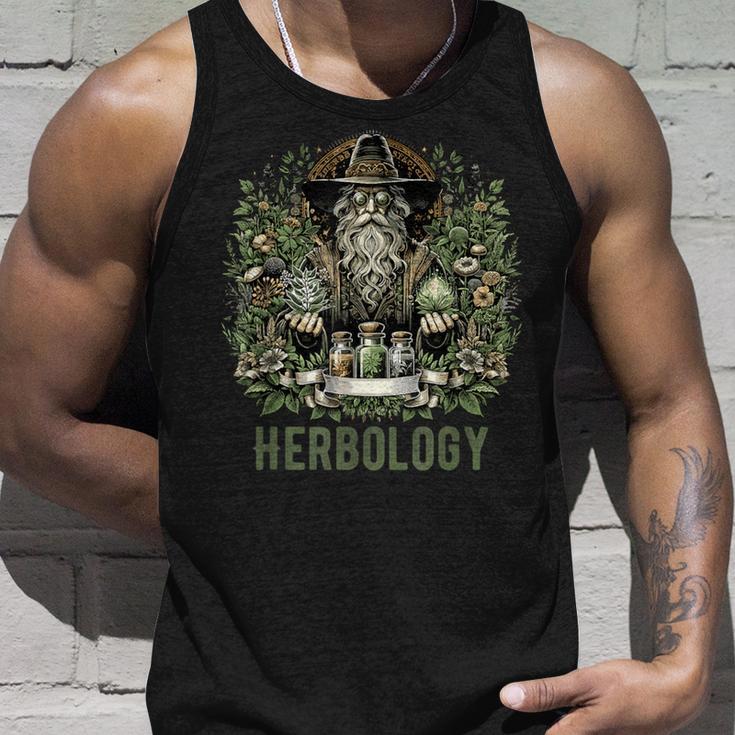 Herbology マジカルハーブ ヴィンテージ 神秘的な植物 タンクトップ 彼への贈り物