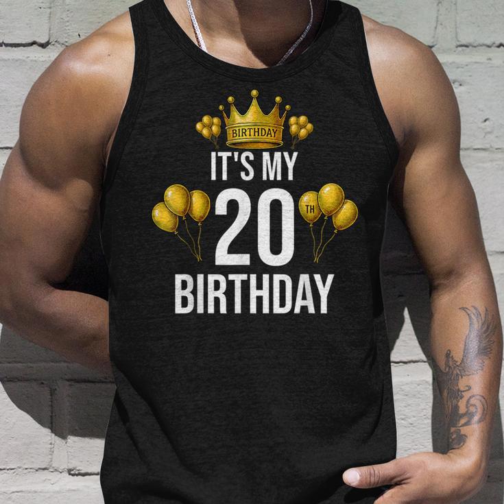 It's My 20Th Birthday Party 20歳 誕生日 メンズ レディース タンクトップ 彼への贈り物