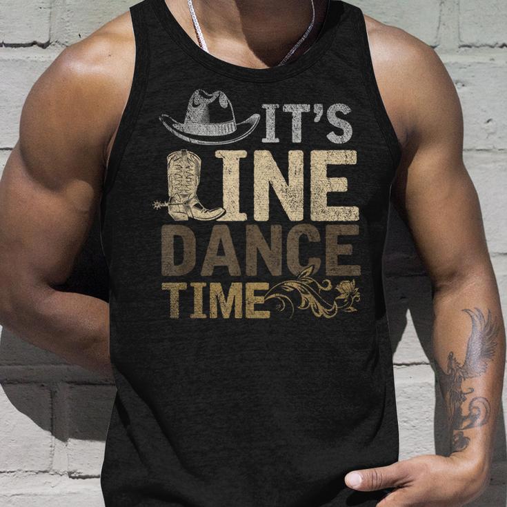 Its Line Dance Time ギフトアイデア ホースダンスライン タンクトップ 彼への贈り物