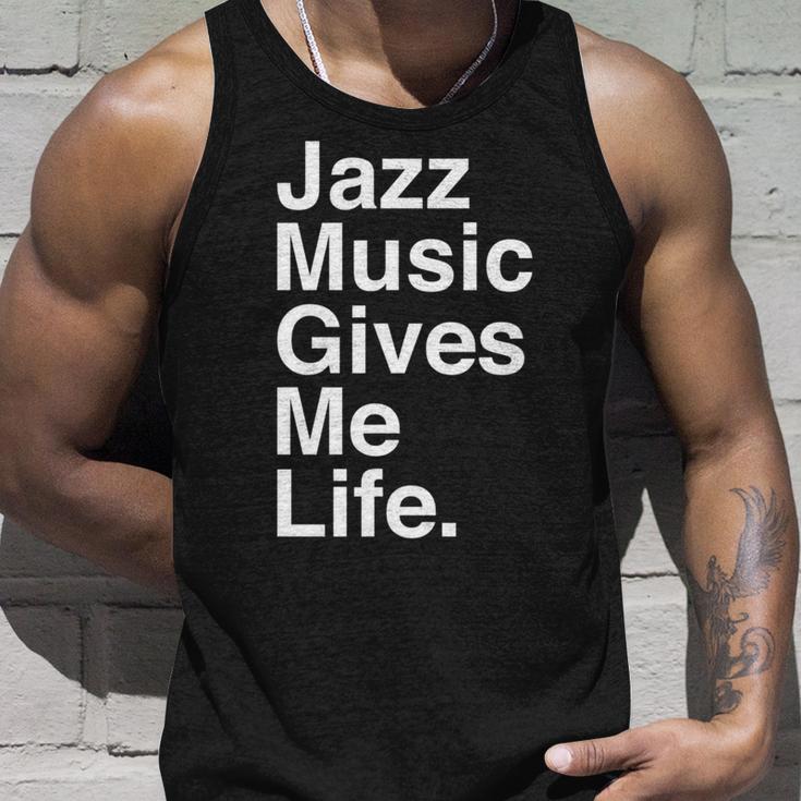 Jazz Music Gives Me Life Quote 長袖tシャツ タンクトップ 彼への贈り物