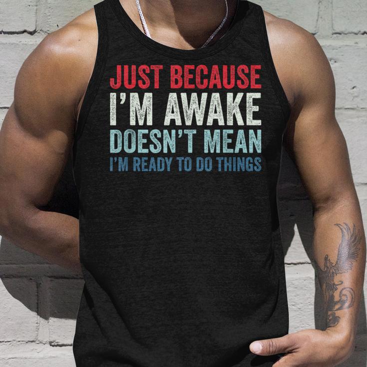 Just Because I'm Awake タンクトップ 彼への贈り物