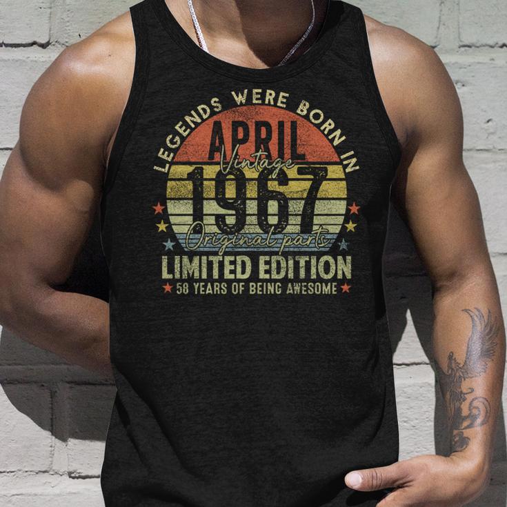 Legendince April 1967Intage 58Th Birthday Made In 1967 長袖tシャツ タンクトップ 彼への贈り物