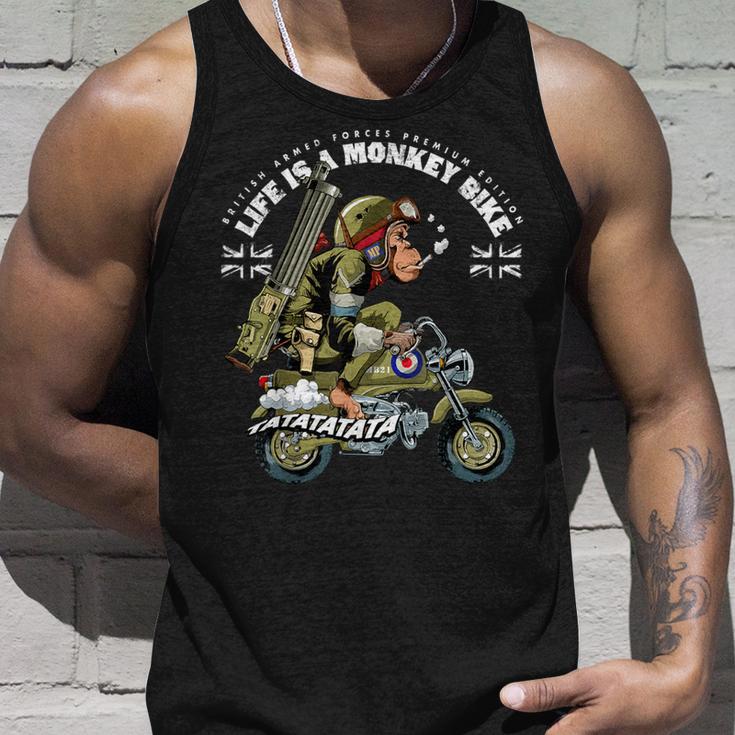 Life Is A Monkey Bike 英国軍 ヴィンテージエディション タンクトップ 彼への贈り物