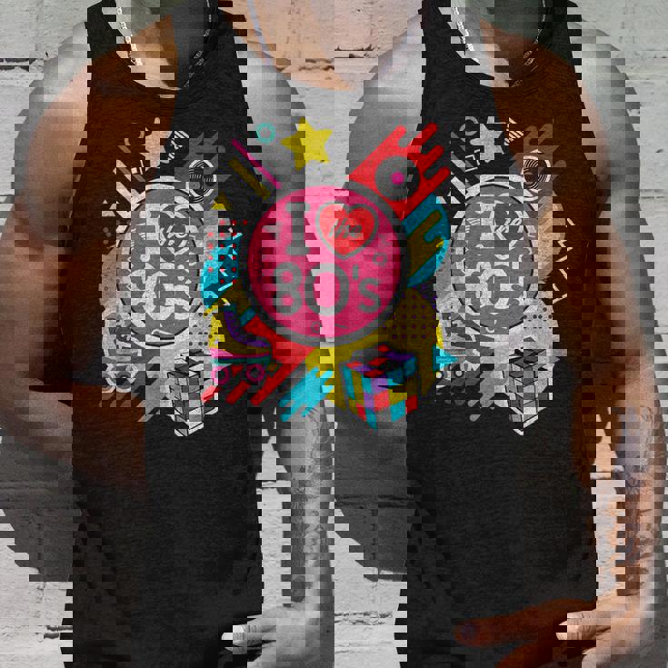 I Love The 80年代シャツ 80年代服 男女兼用 1980年代 タンクトップ 彼への贈り物