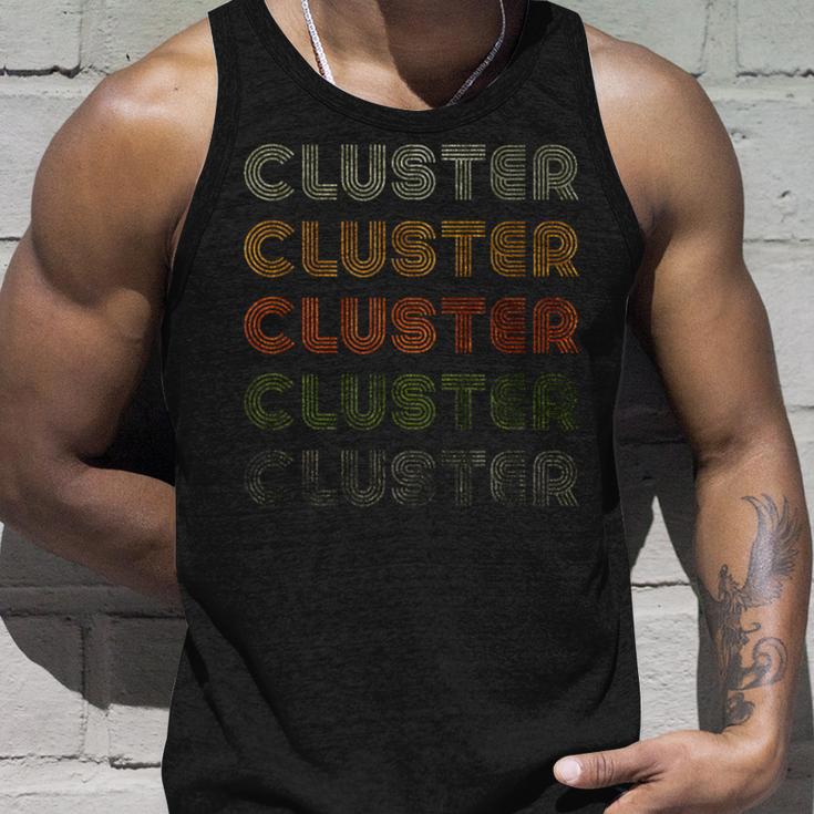 Love Heart Cluster グランジ ビンテージスタイル ブラック クラスター タンクトップ 彼への贈り物