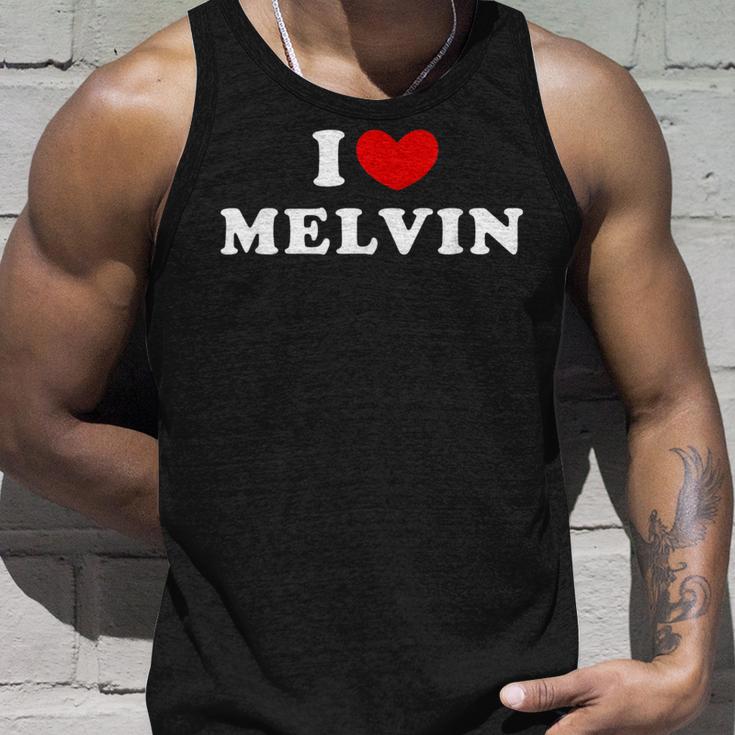 I Love Melvin 私は愛する Melvin タンクトップ 彼への贈り物