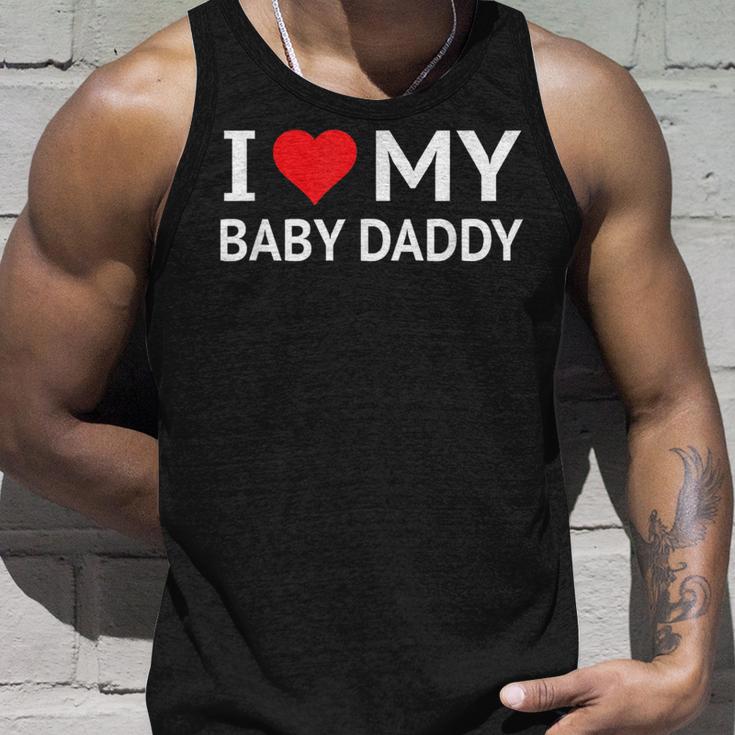 I Love My Baby Daddy タンクトップ 彼への贈り物