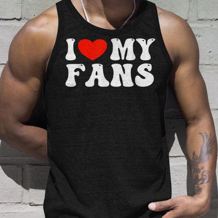 I Love My Fans タンクトップ 彼への贈り物