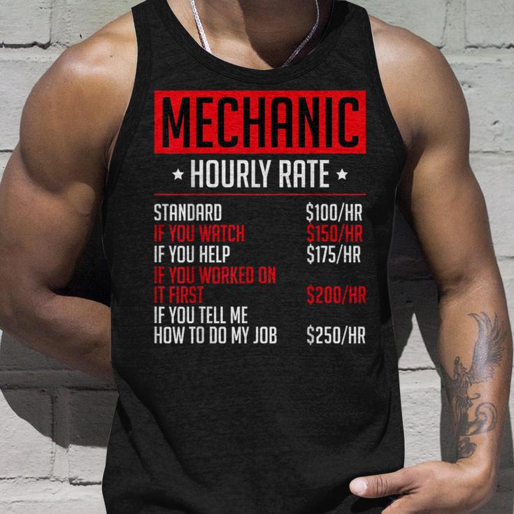 Mechanics Auto Mechanics メカニック 時給 カーメカニック タンクトップ 彼への贈り物